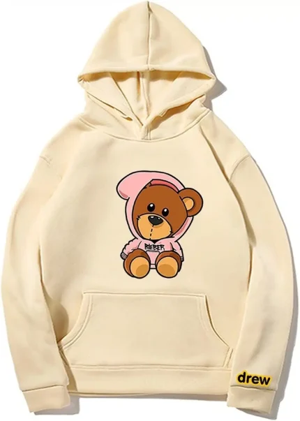 Drew House Cute Bear Hoodie Trendy Bieber